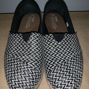 Black & white Gingham Toms